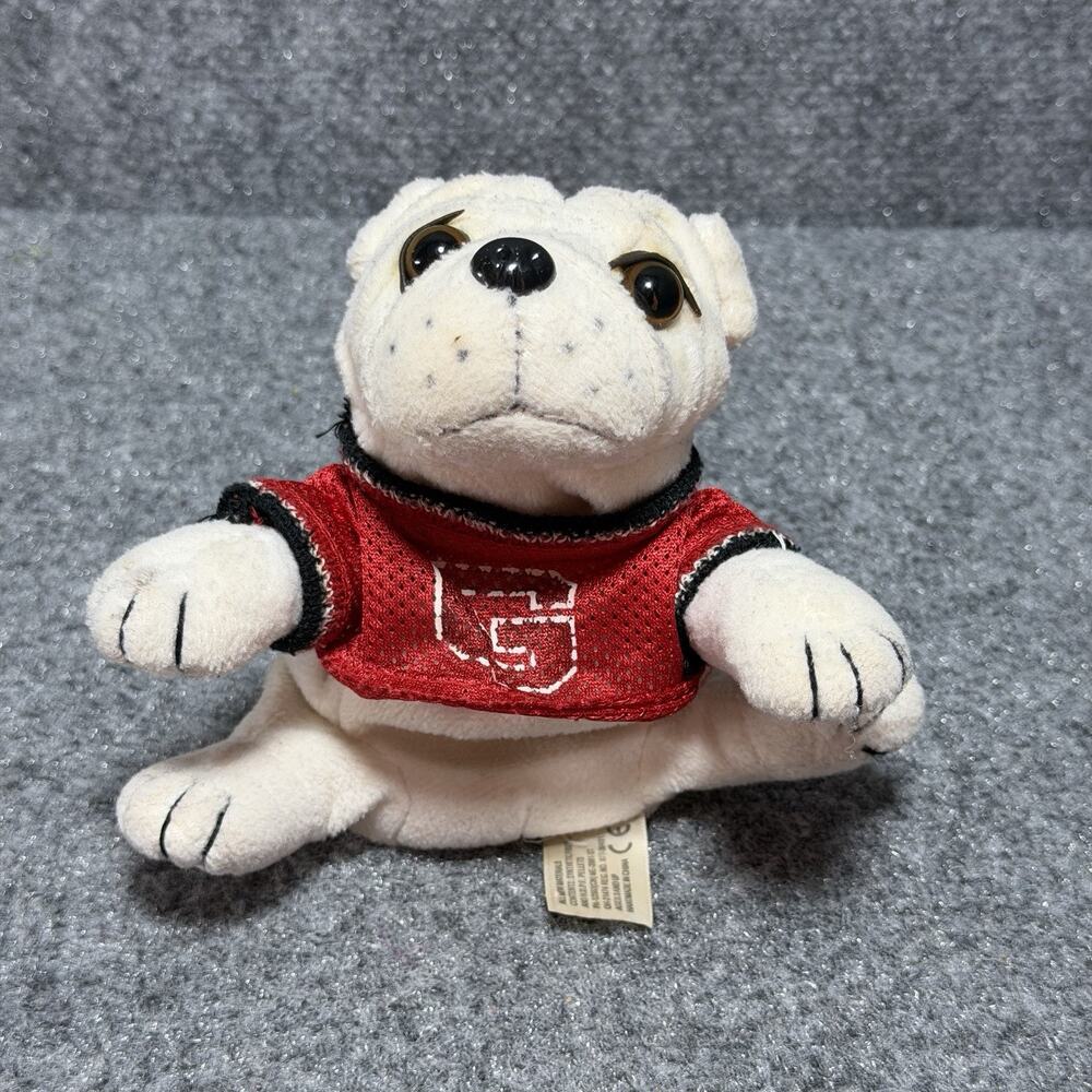 Georgia Bulldogs Stuffed Musical Uga Mascot Doll W/ Cheering Crowd Chant READ!